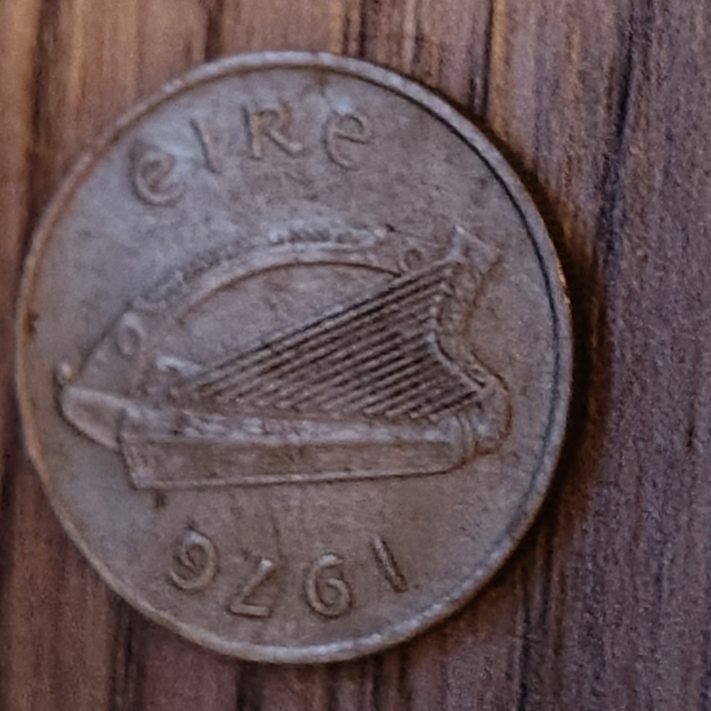 Vintage Irish Coin 1976